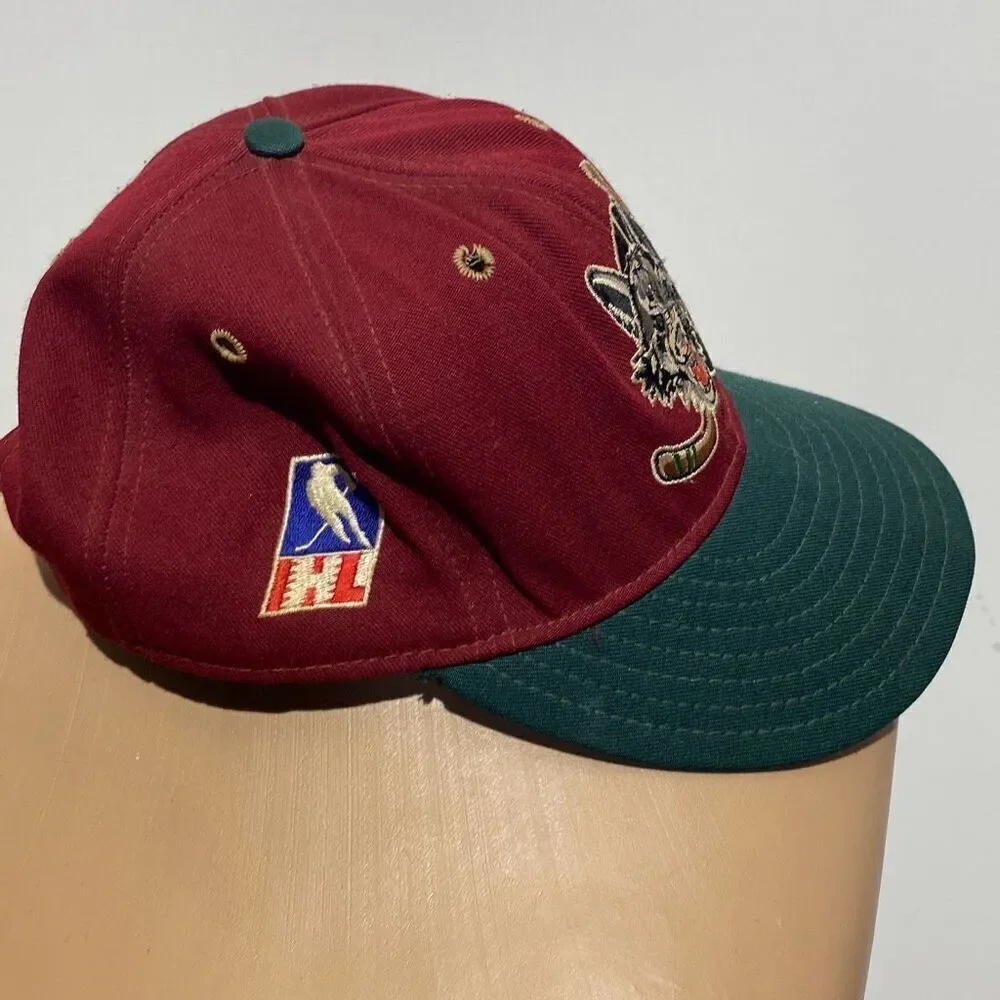 Pro-Line Men's Multicolor Chicago Wolves IHL Hockey 6 Panel Snapback Cap OS Vint
